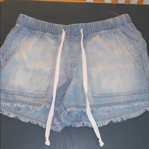 Flowy Jean Shorts